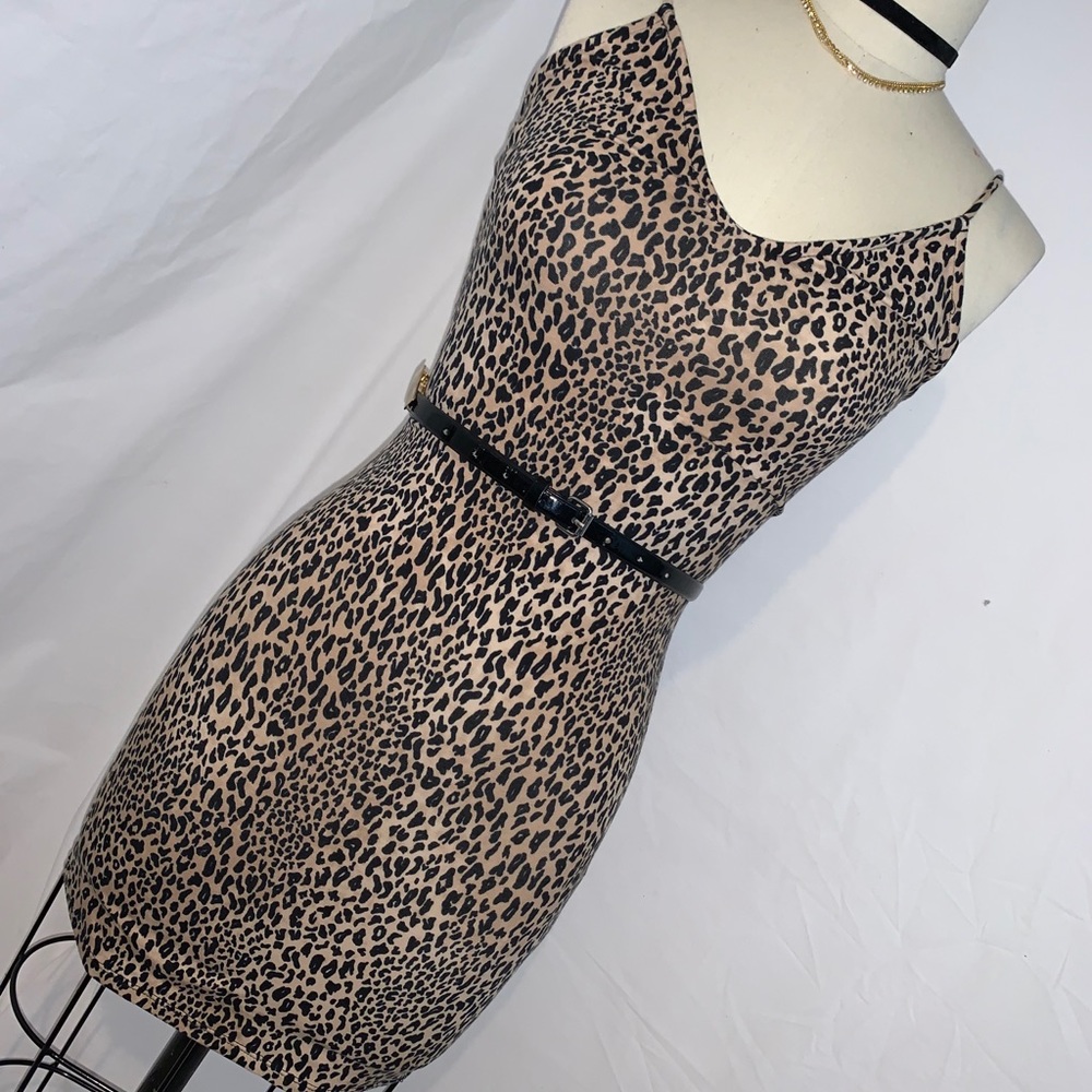 Bodycon Cheetah Print dress